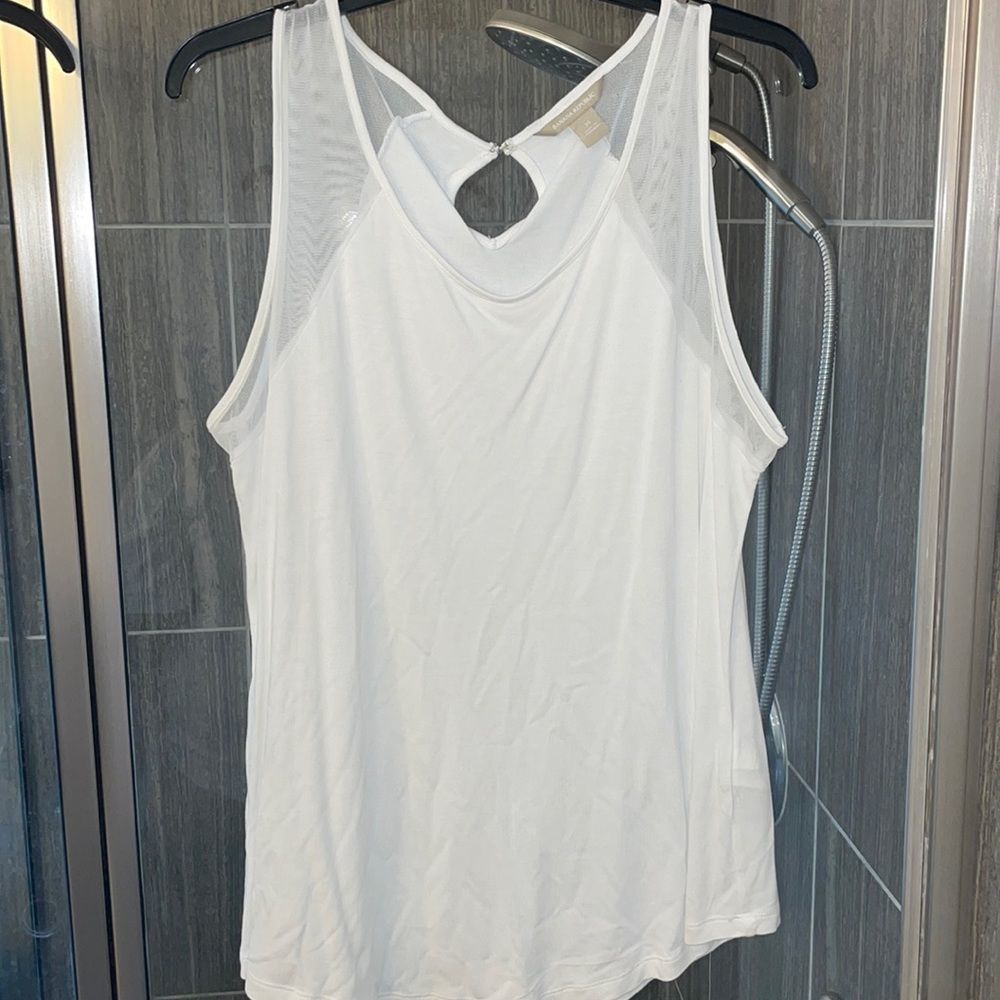 Banana Republic -XL- Sleeveless top with mesh border
